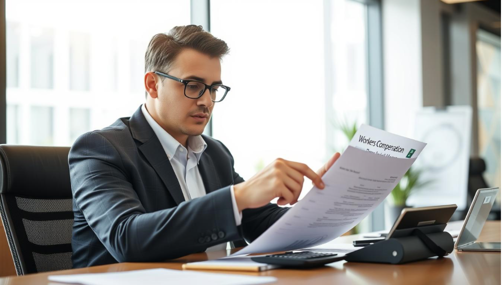 a person sitting at a desk looking at a laptop