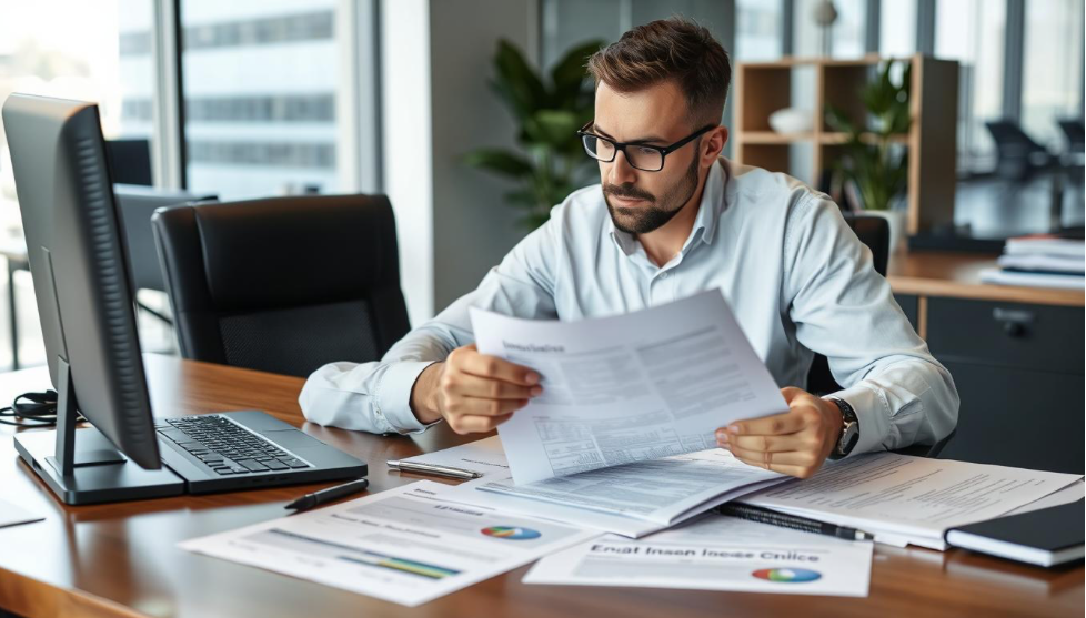 a man sitting at a table using a laptop computer
